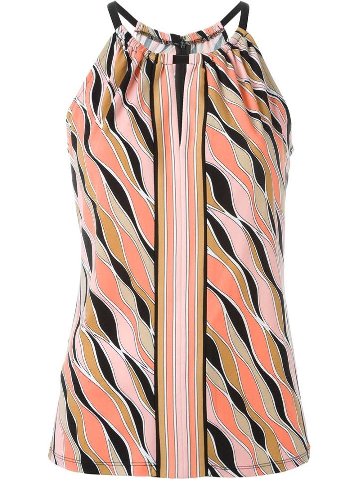 Michael Michael Kors Halterneck Printed Top