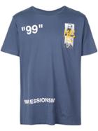 Off-white Summer T-shirt - Blue