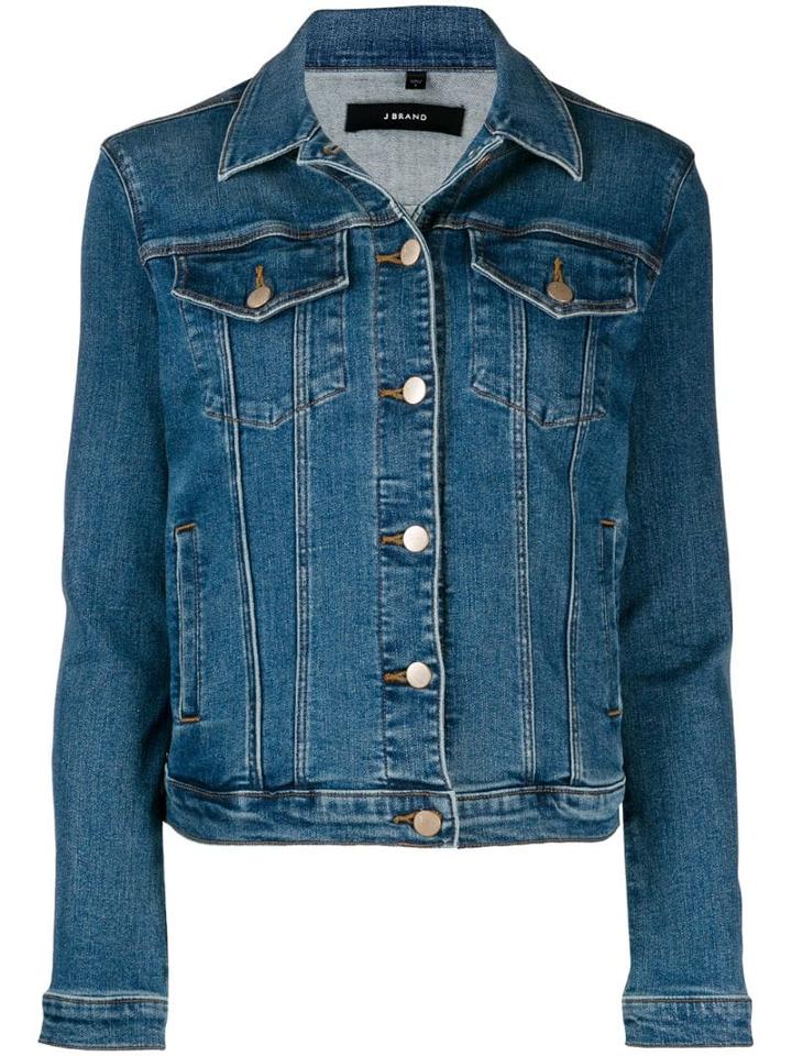 J Brand Slim Fit Denim Jacket - Blue