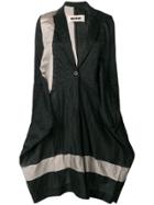 Uma Wang Loose Fit Single Breasted Coat - Black