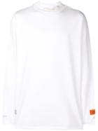 Heron Preston Stand Up Collar Sweater - White