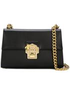 Dolce & Gabbana Gold Lock Shoulder Bag - Black