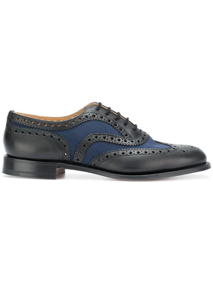 Church's Two Tone Brogues - Black