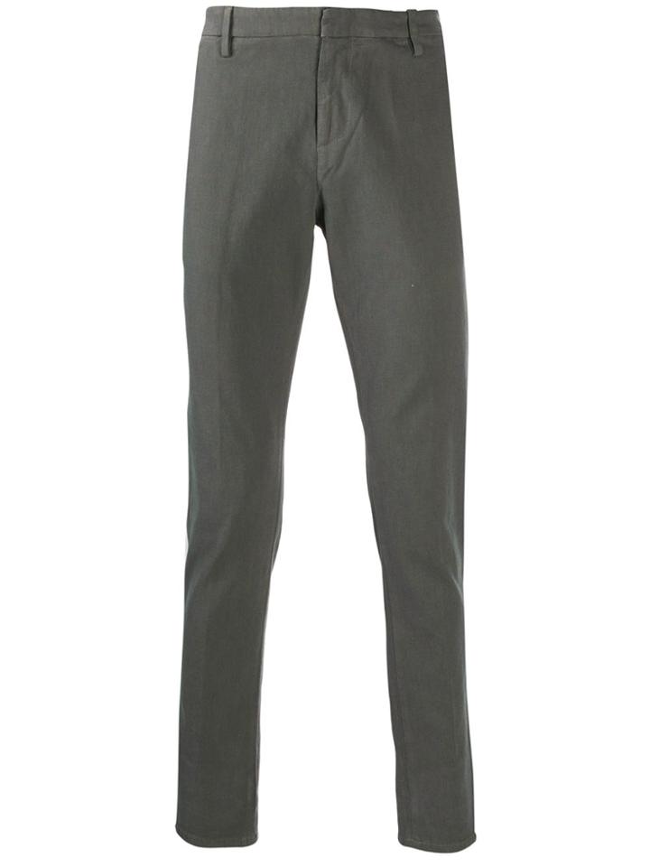 Dondup Kids Slim-fit Chino Trousers - Green
