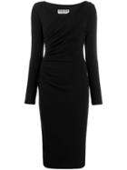 Le Petite Robe Di Chiara Boni Wrap V-neck Dress - Black