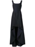 Alberta Ferretti Cascading Skirt Dress - Black