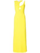 Esteban Cortazar Cut-detail Long Dress - Yellow & Orange