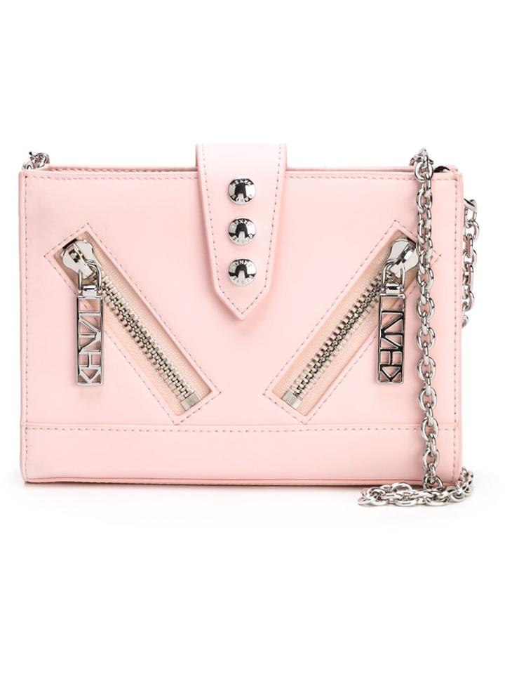 Kenzo Kalifornia Chain Wallet - Pink & Purple