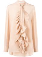 Givenchy Ruffled Scarf Neck Blouse - Neutrals