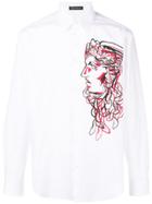 Versace Chest Print Shirt - White