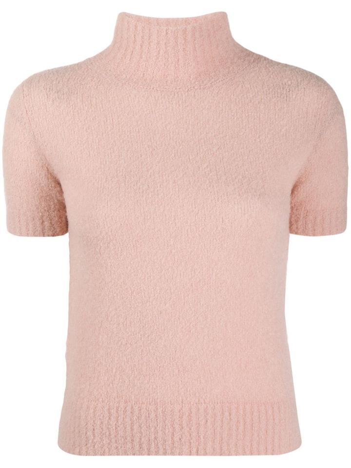 Dondup Dolcevita Turtleneck Knitted Top - Pink