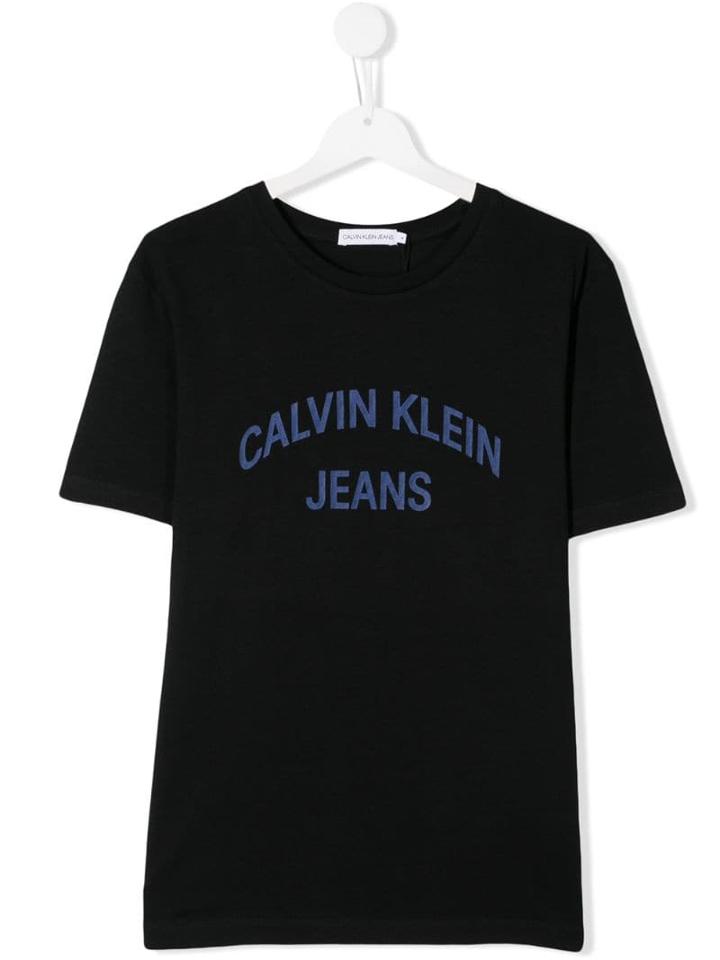 Calvin Klein Kids Short Sleeved T-shirt - Black