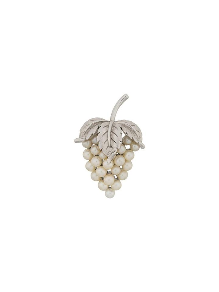 Susan Caplan Vintage '1960s Trifari Brooch - Silver