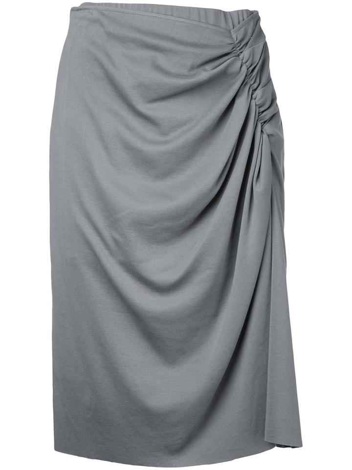 Astraet Pleated Skirt, Women's, Size: 0, Grey, Cotton