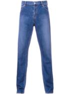 Serge De Blue Serge Cropped Jeans, Men's, Size: 32, Cotton