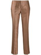 Gucci Pre-owned 2000's Straight Leg Trousers - Brown