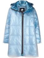 Ienki Ienki Raincoat Cropped Piramideblumarine - Blue