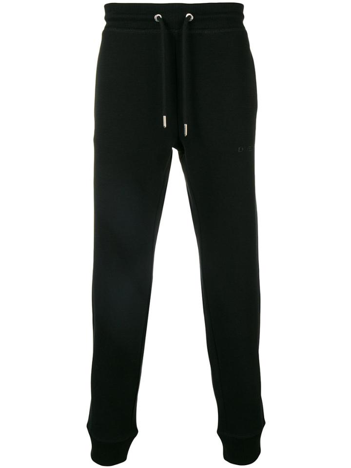Diesel Drawstring Fitted Trousers - Black