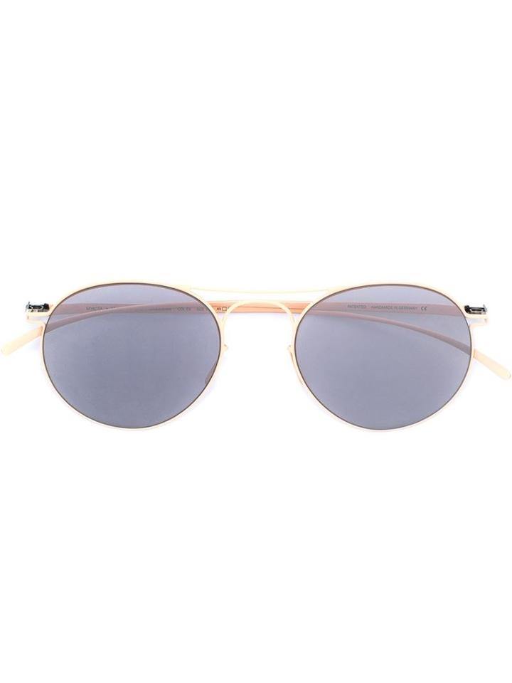 Mykita Aviator Sunglassses, Adult Unisex, Nude/neutrals, Stainless Steel