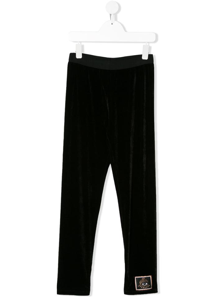 Kenzo Kids Teen Logo Patch Leggings - Black