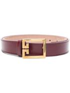 Givenchy Double G Buckle Belt - Pink & Purple