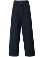 Société Anonyme - Denim 'montauk' Trousers - Unisex - Cotton - S, Blue, Cotton
