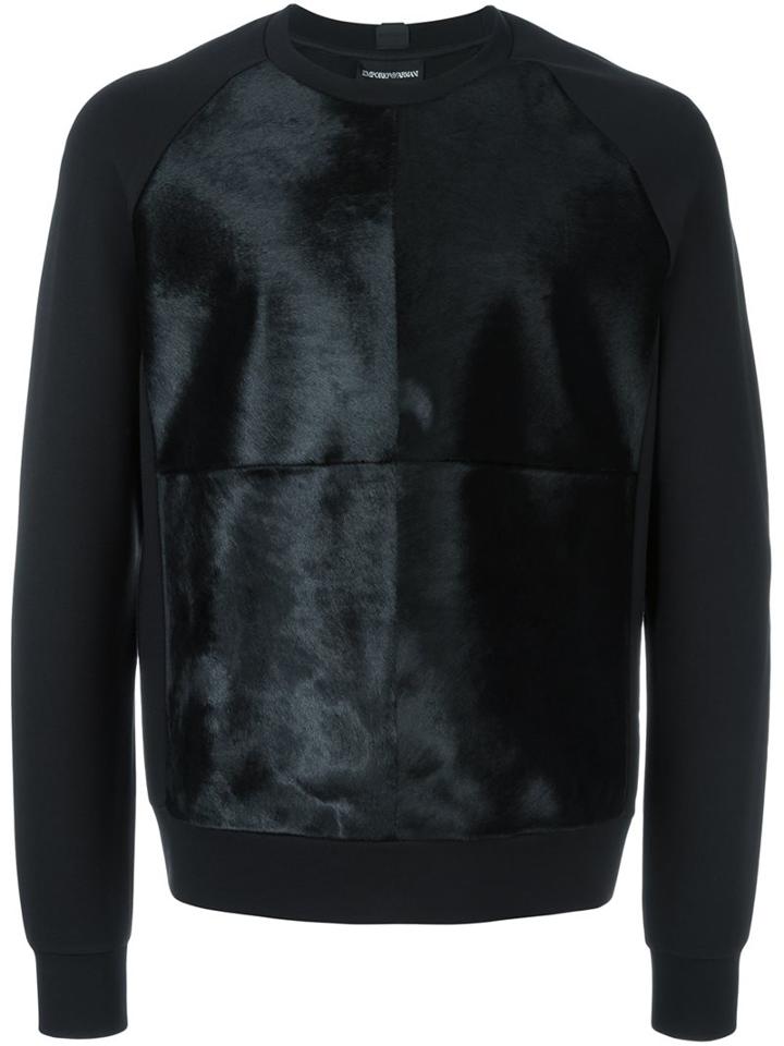 Emporio Armani Panelled Sweatshirt