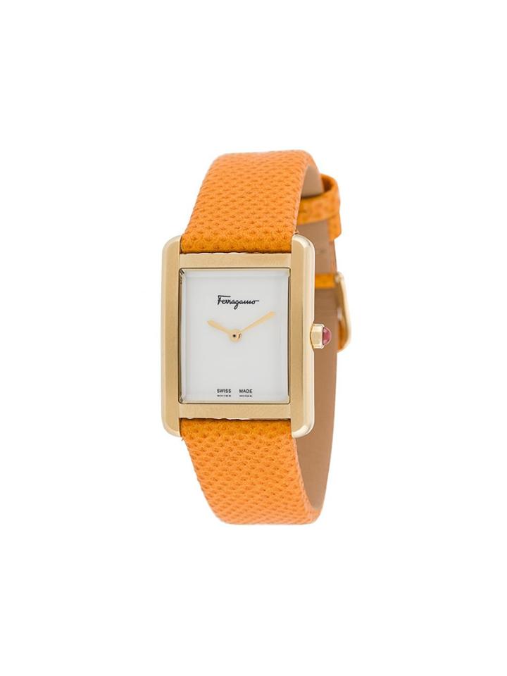 Salvatore Ferragamo Watches Tank Lady Watch - Orange