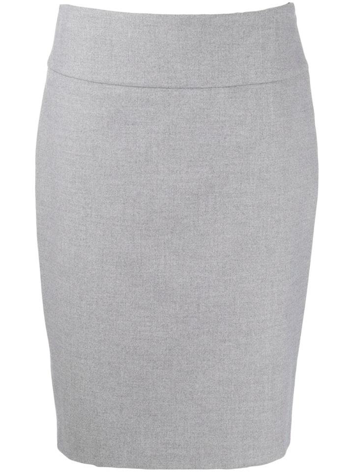 Peserico Pencil Midi Skirt - Grey