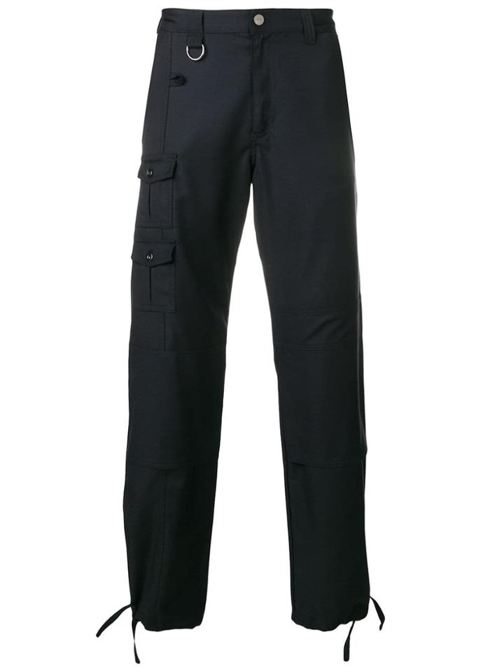 Jacquemus Drawstring Straight-leg Trousers - Blue