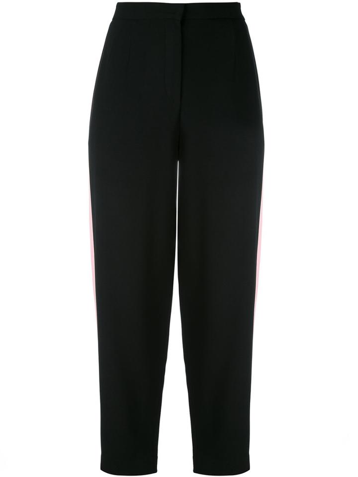 Dolce & Gabbana - Cropped Trousers - Women - Viscose/acetate/spandex/elastane - 44, Black, Viscose/acetate/spandex/elastane