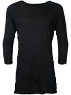 Thom Krom Lightweight T-shirt, Men's, Size: Small, Black, Cotton/linen/flax