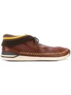 Visvim Stitched Detail Boots - Brown