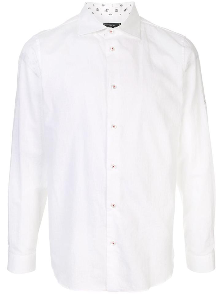 Loveless Pointed Collar Shirt - White