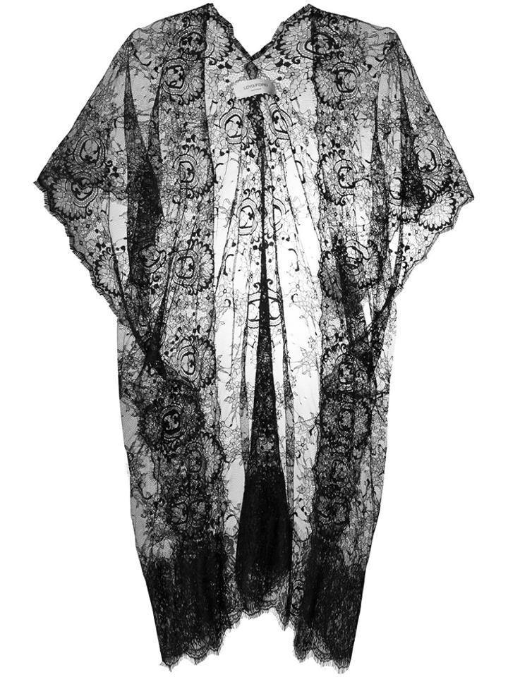 Loyd/ford Lace Detail Coat - Black