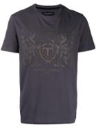 Frankie Morello Logo Printed T-shirt - Grey