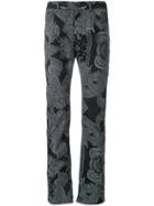 Versace Baroque Print Jeans - Grey
