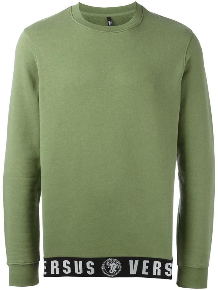 Versus Logo Trim Sweatshirt