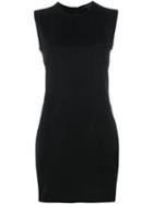 Ellery Long Side Slit Tank Top, Women's, Size: 8, Black, Polyester/acetate