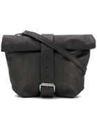 Ann Demeulemeester Blanche Roll Top Crossbody Bag - Black