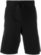 Raeburn Embroidered Logo Track Shorts - Black