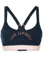 The Upside Logo Cropped Top - Blue