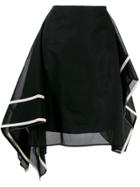 Pierantoniogaspari Asymmetric Mini Skirt - Black