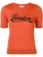 No21 Knitted London Top - Yellow & Orange