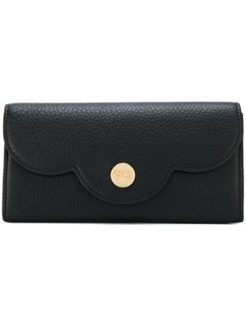 See By Chloé Scallop Edge Wallet - Black