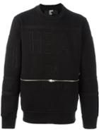Hood By Air Zip Detail Logo Sweatshirt