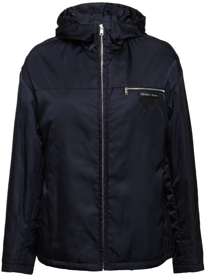 Prada Nylon Gabardine Jacket - Blue