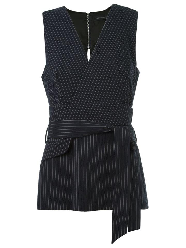 Giuliana Romanno Panelled Wrap Blouse
