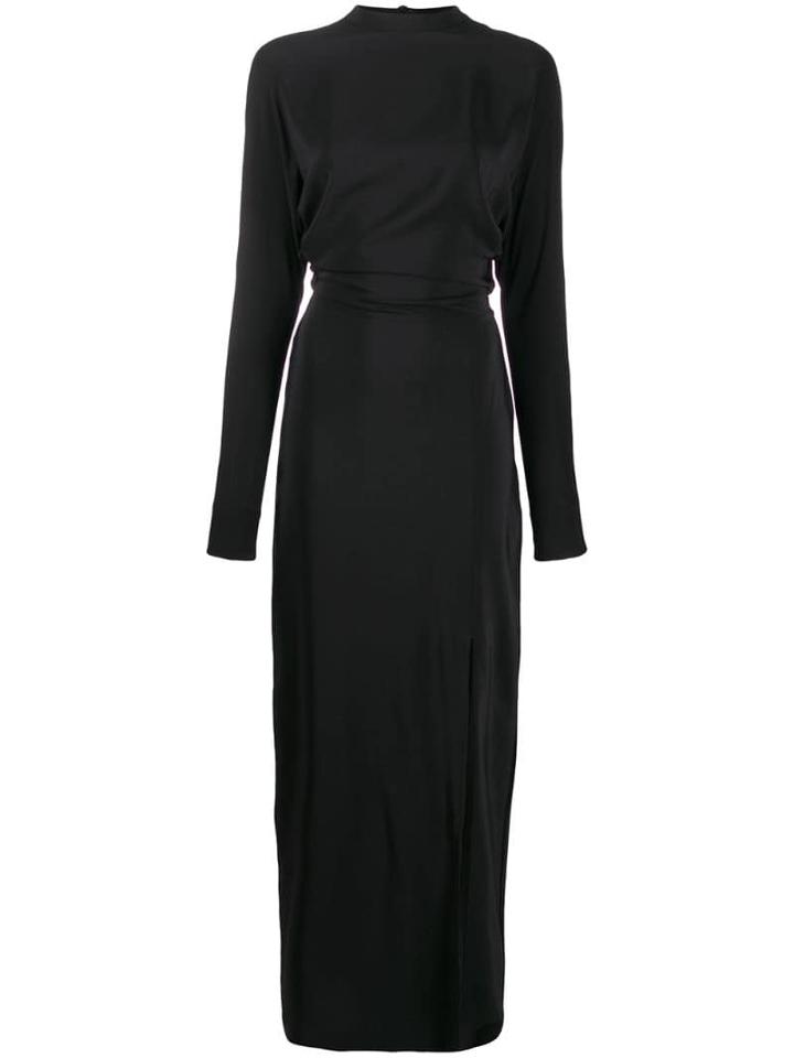 Erika Cavallini Long Silk Dress - Black