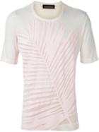 Diesel Black Gold Feather Print T-shirt